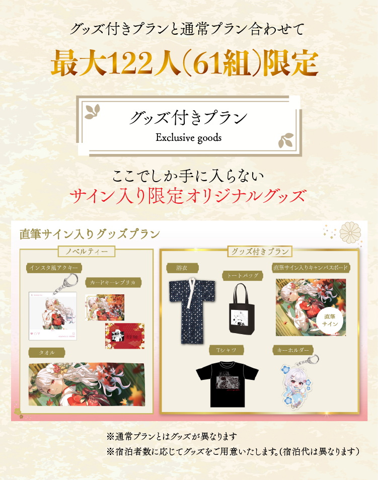 SP版グッズ付きプラン